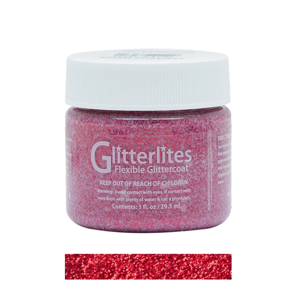 Angelus Glitterlites Acrylic Leather Paint 1 fl oz/30ml Bottle - Image 11