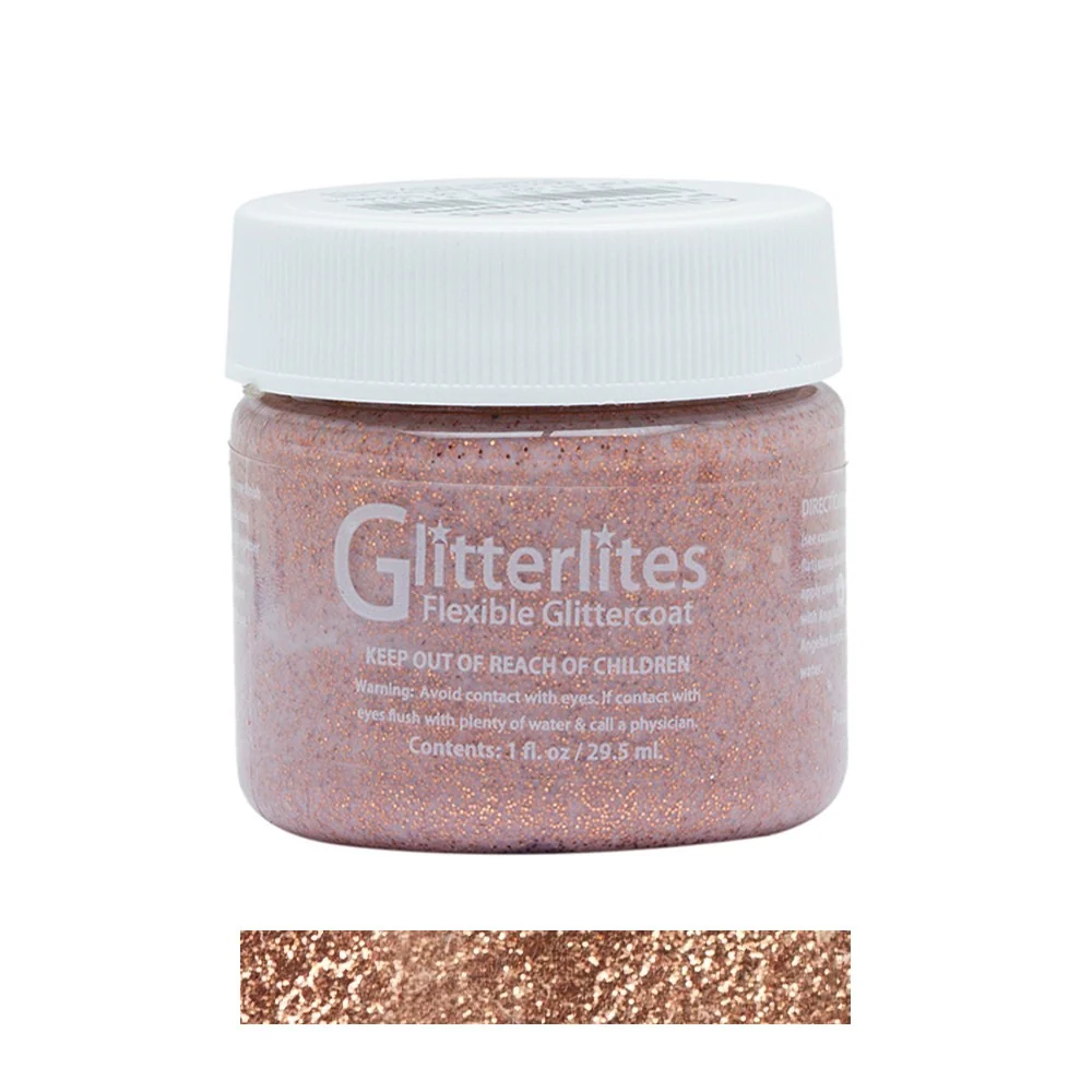 Angelus Glitterlites Acrylic Leather Paint 1 fl oz/30ml Bottle - Image 9