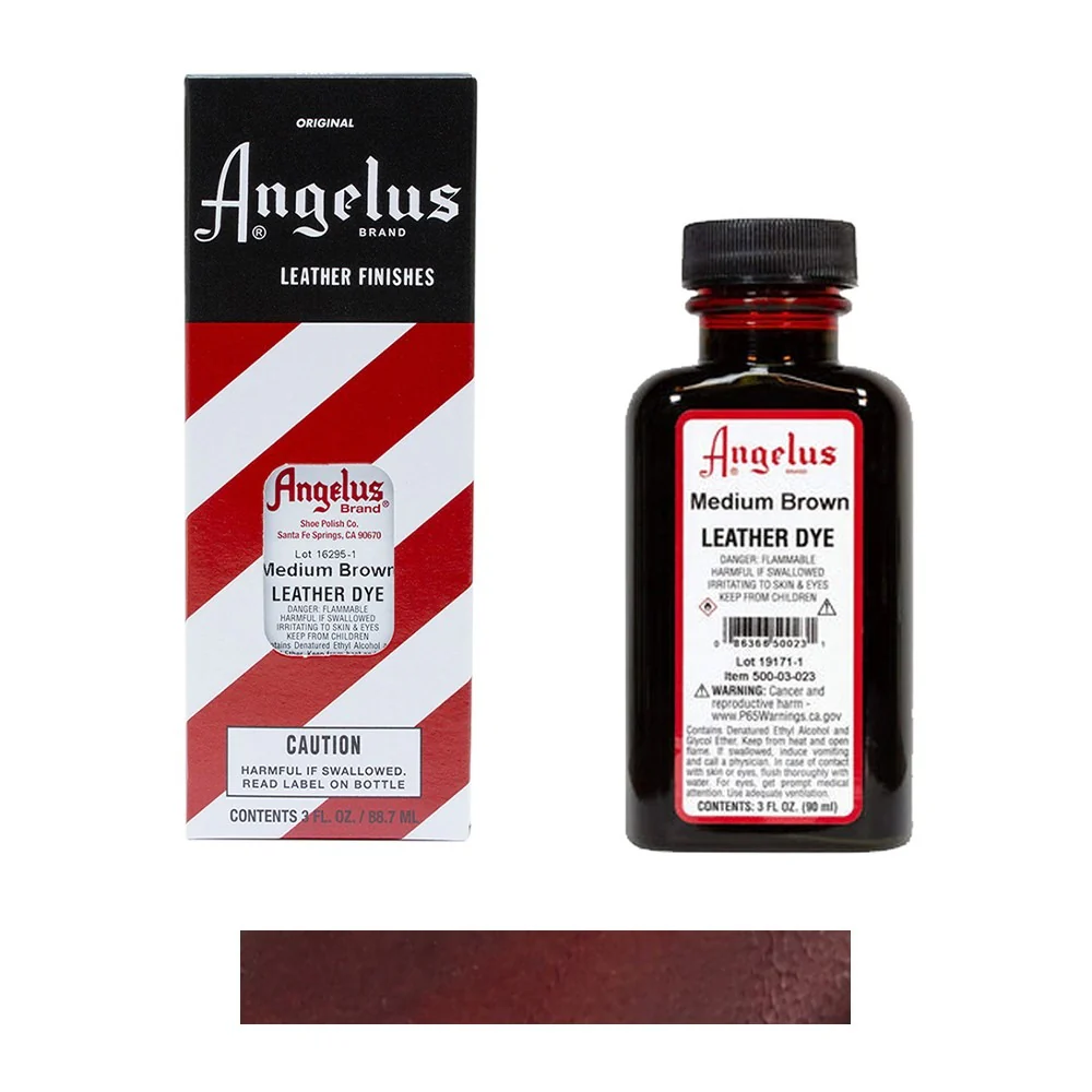 Angelus Leather Dye. 3 fl oz/89ml Bottle - Image 11
