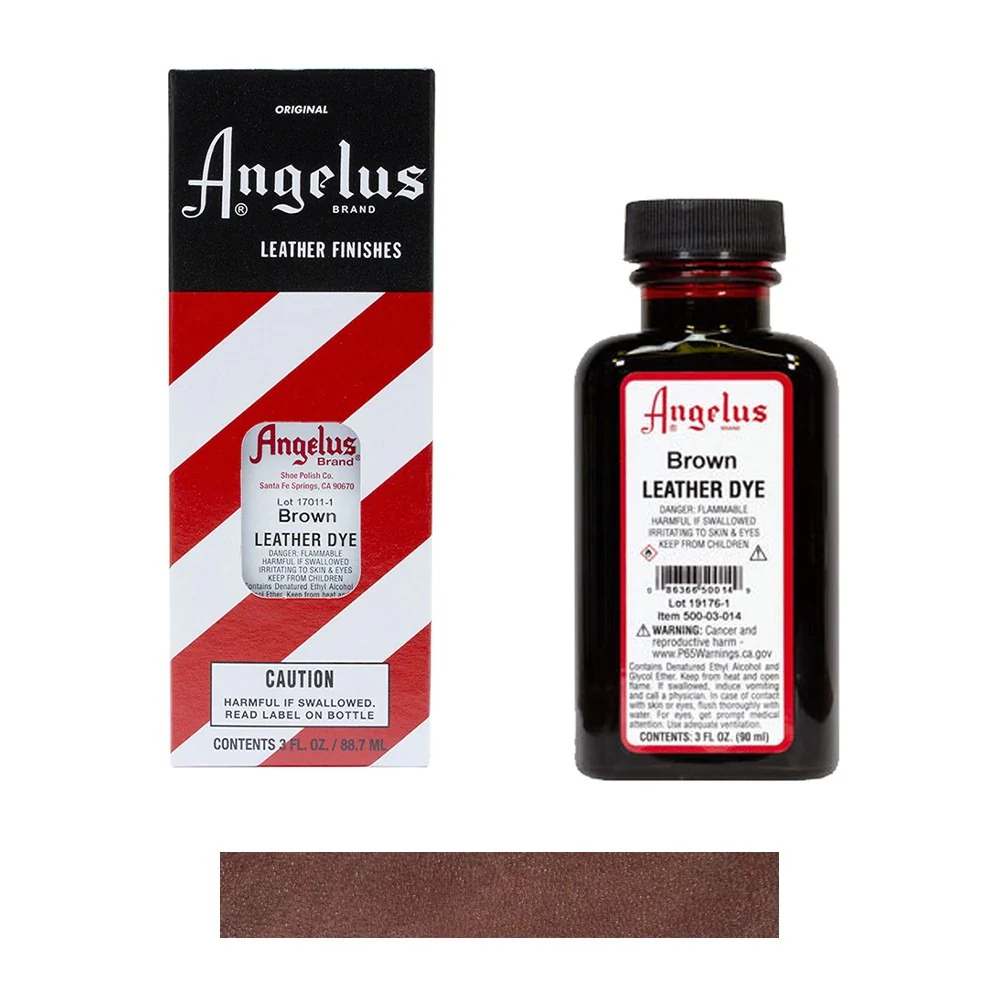 Angelus Leather Dye. 3 fl oz/89ml Bottle - Image 5