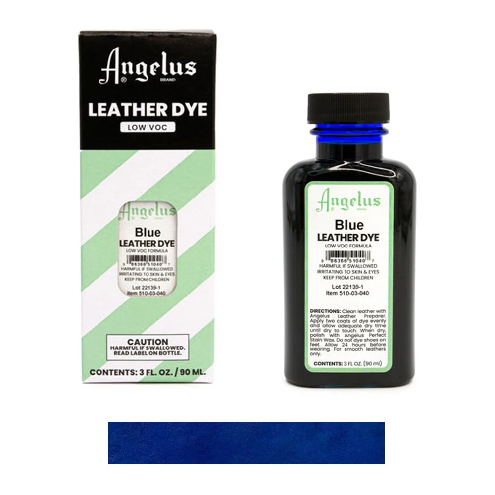 Angelus Low VOC Leather Dye. 3 fl oz/89ml Bottle - Image 4