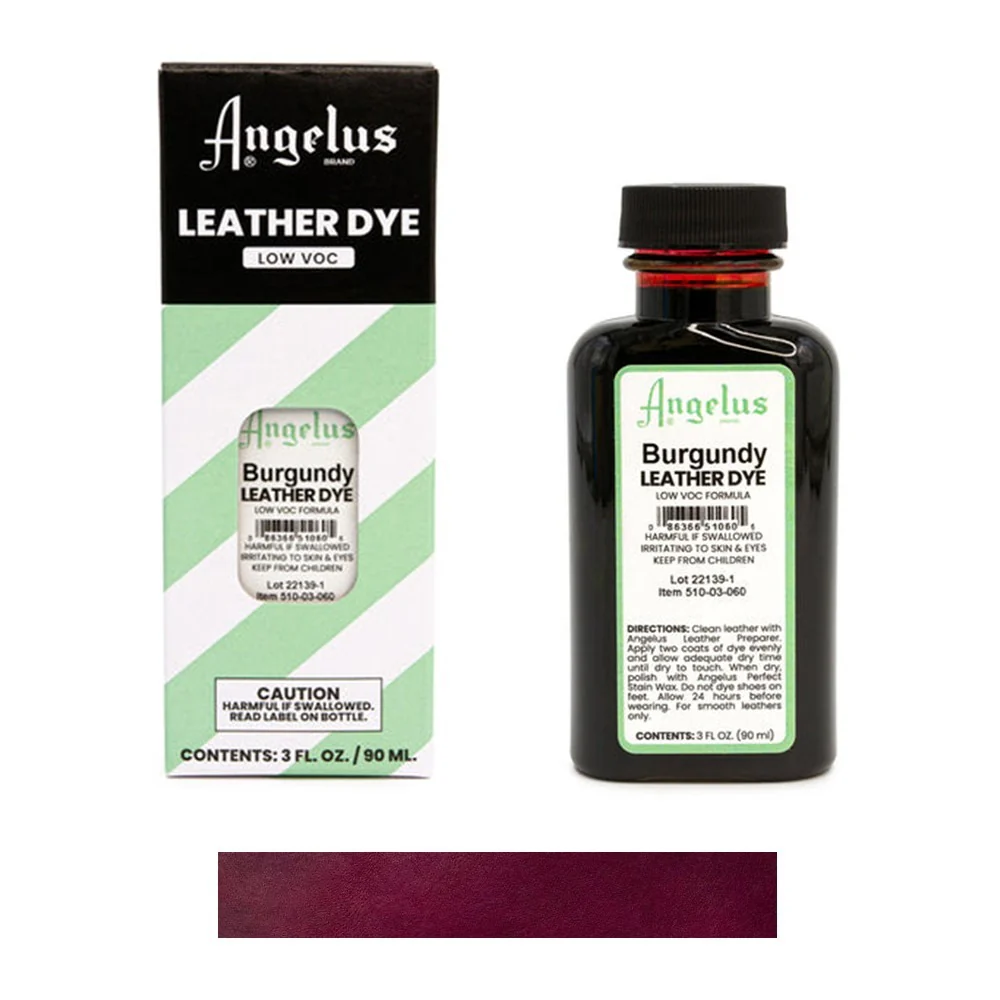 Angelus Low VOC Leather Dye. 3 fl oz/89ml Bottle - Image 8