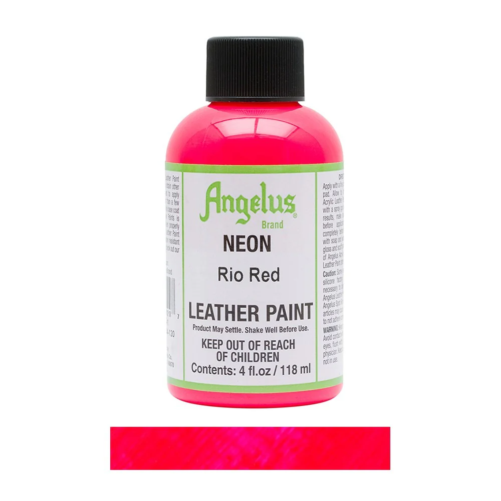 Angelus Neon Acrylic Leather Paint - Image 2