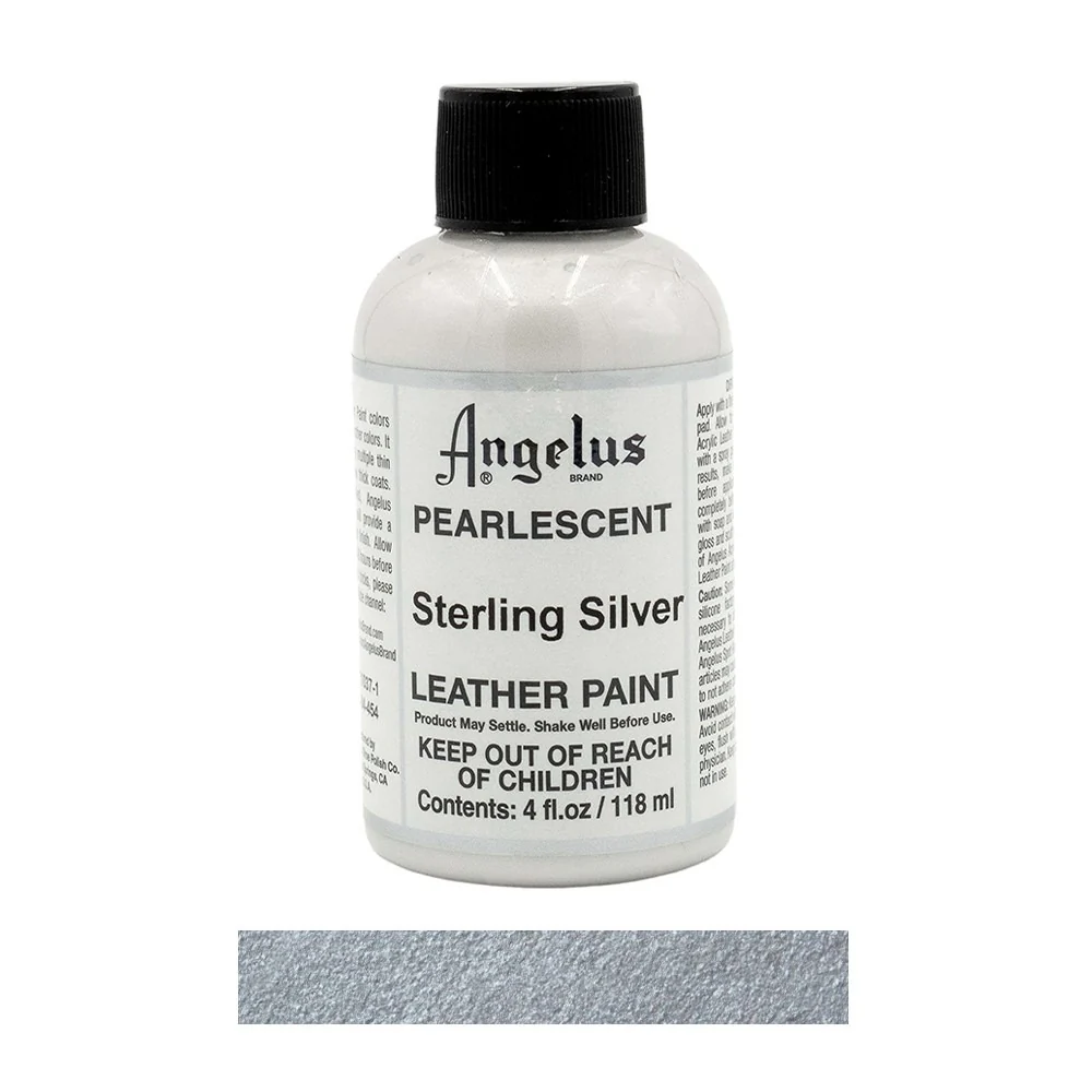 Angelus Pearlescent Acrylic Leather Paint 4 fl oz/118ml Bottle - Image 13