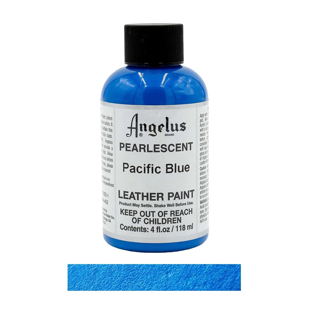 Angelus Pearlescent Acrylic Leather Paint 4 fl oz/118ml Bottle - Image 5