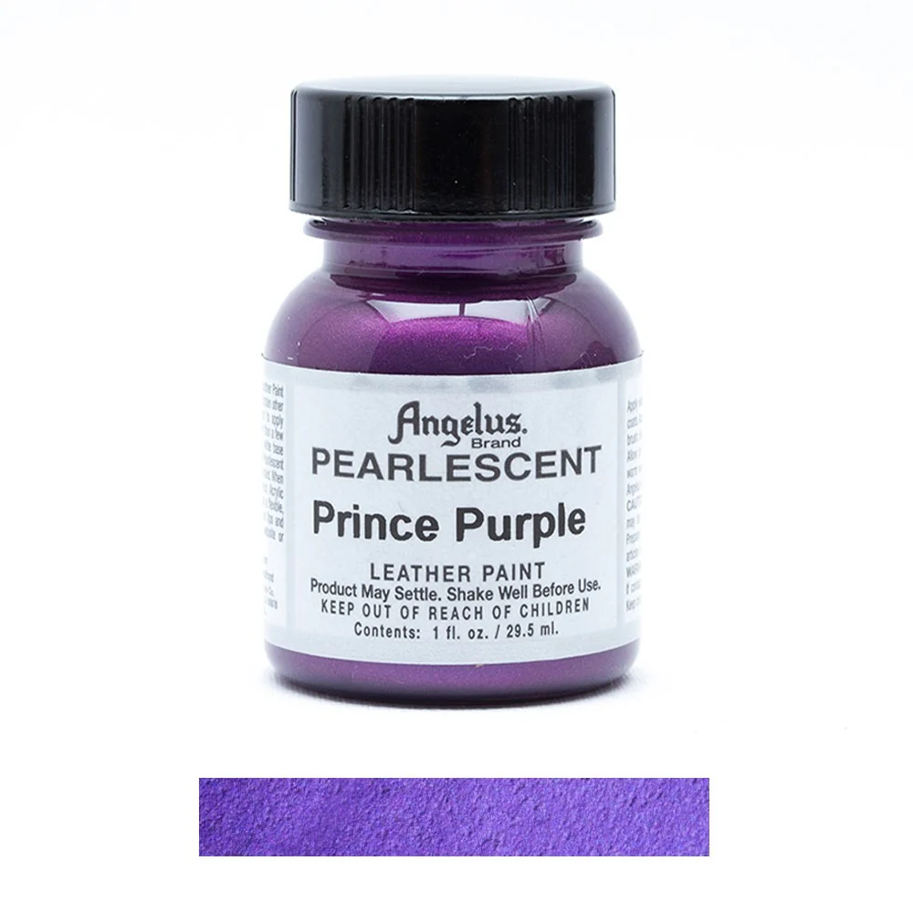 Angelus Pearlescent Acrylic Leather Paint 4 fl oz/118ml Bottle - Image 6
