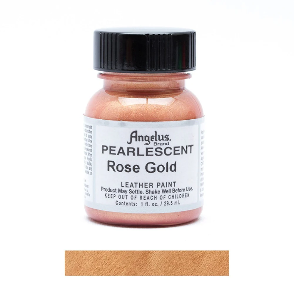 Angelus Pearlescent Acrylic Leather Paint 4 fl oz/118ml Bottle - Image 8