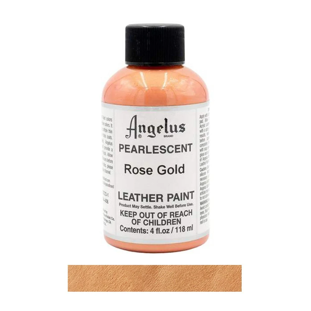 Angelus Pearlescent Acrylic Leather Paint 4 fl oz/118ml Bottle - Image 9