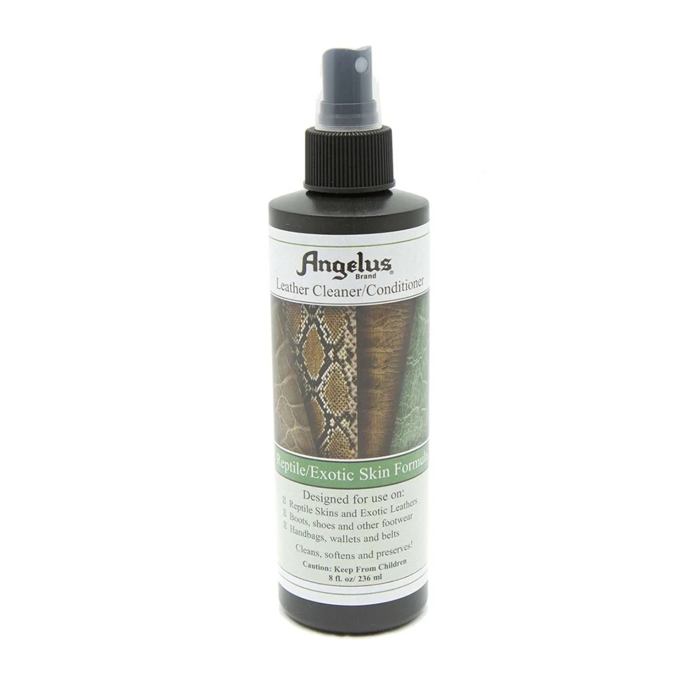 Angelus Reptile & Exotic Skin Cleaner & Conditioner 8 oz Pump Action Aerosol