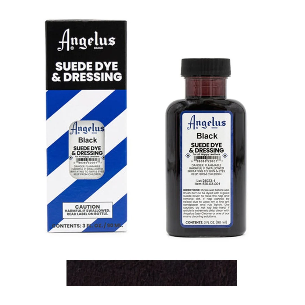 Angelus Suede Dye and Dressing. 3 fl oz/89ml Bottle