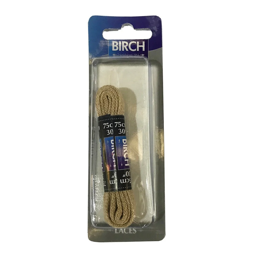 Birch Blister Pack Fine Flat Laces - Image 11