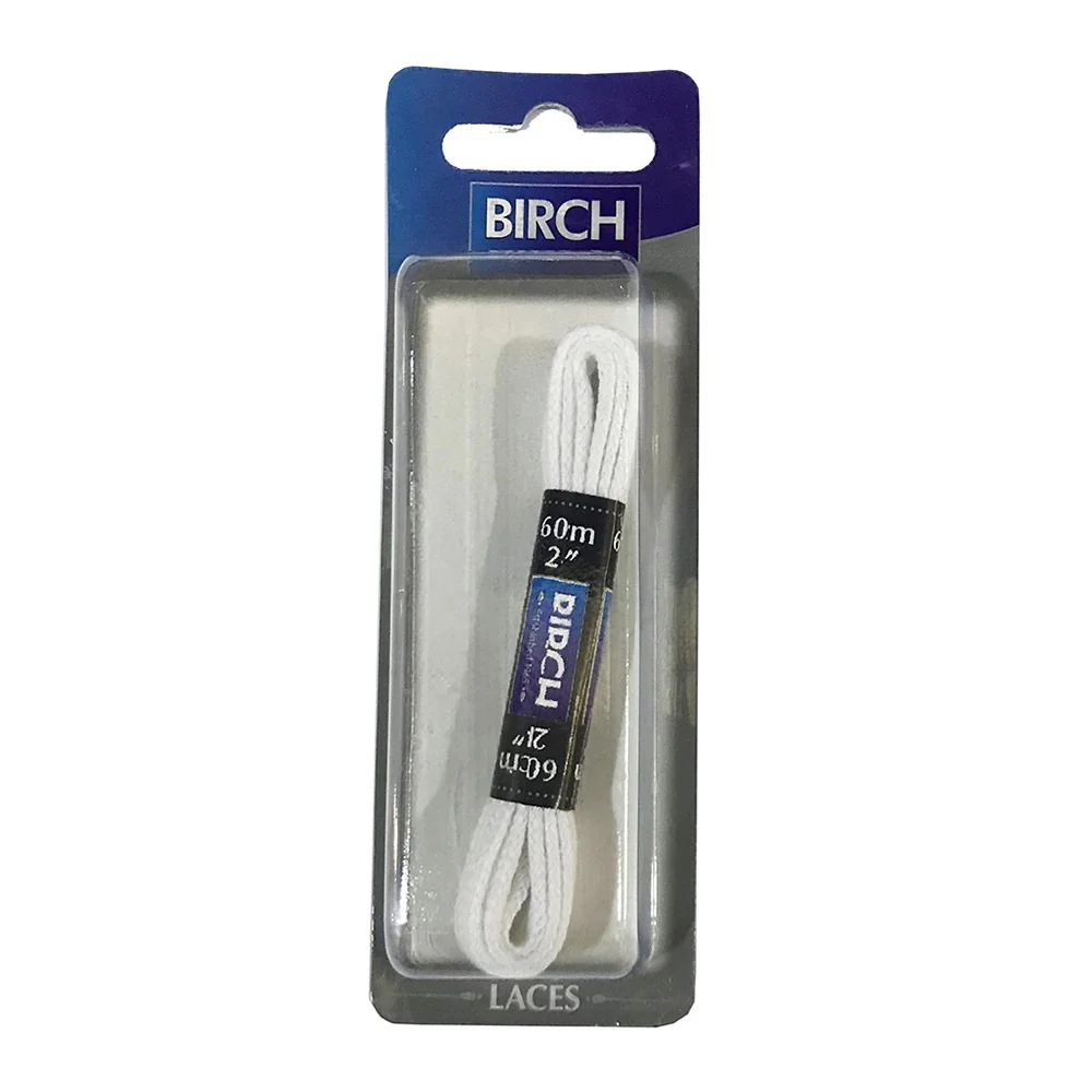 Birch Blister Pack Fine Flat Laces - Image 6