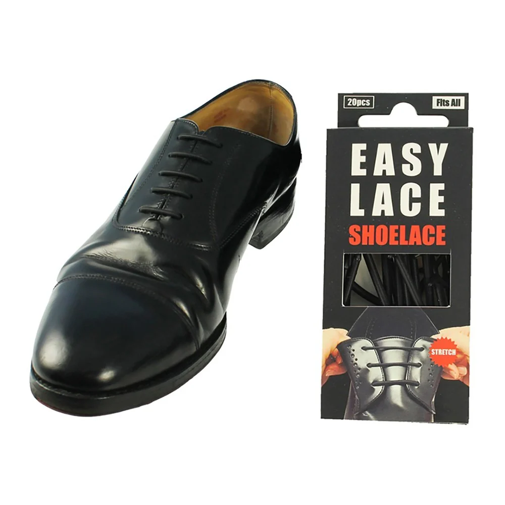 Easy Lace Silicone Shoelaces - Box Of 20 Pieces