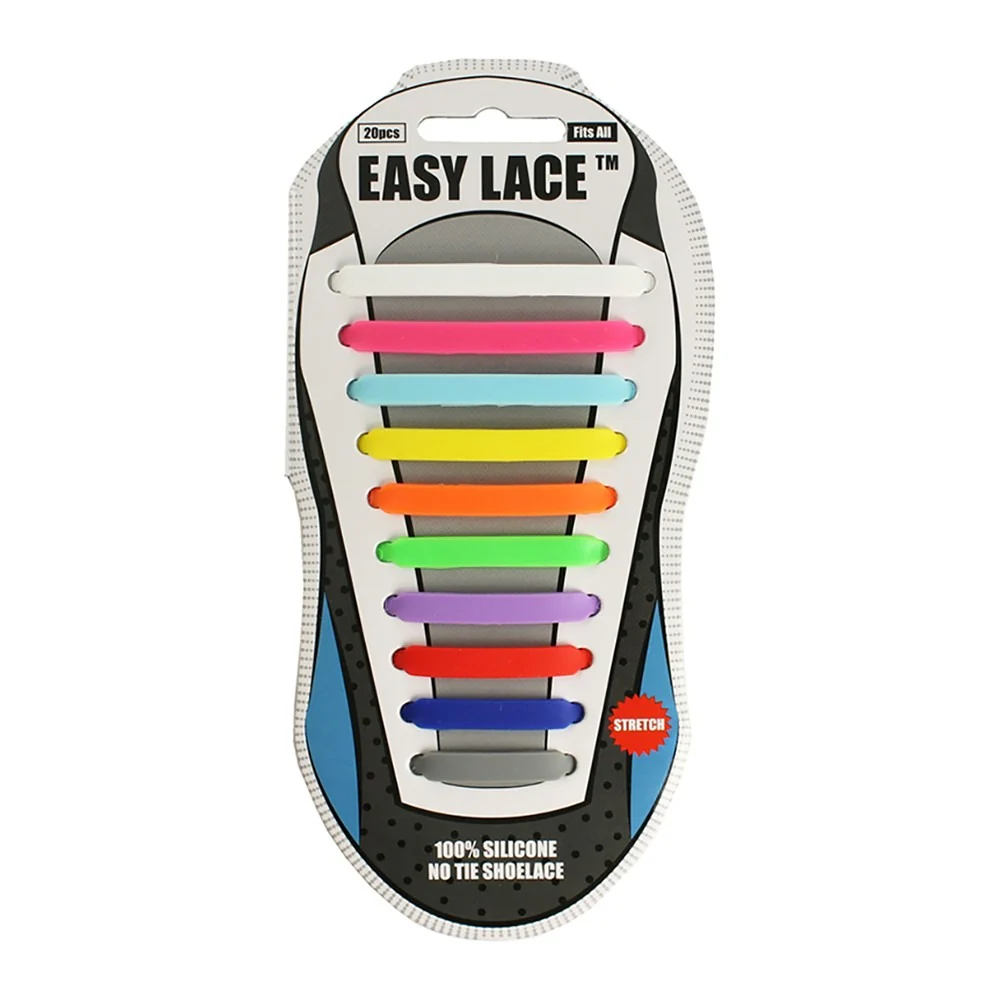 Easy Lace Silicone Shoelaces - Box Of 20 Pieces - Image 12