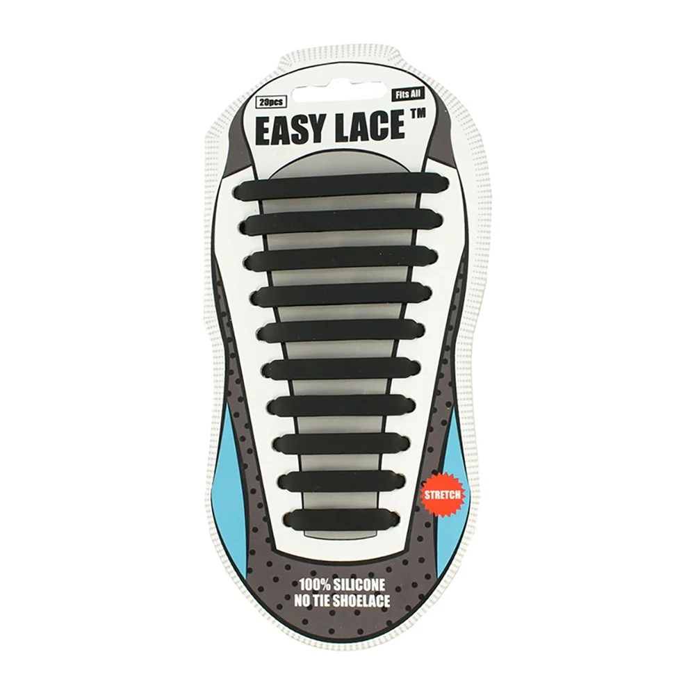 Easy Lace Silicone Shoelaces - Box Of 20 Pieces - Image 3